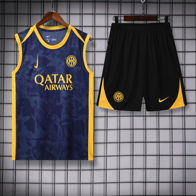 Inter Milan Vest Set Training Tracksuits 25/26 Football Kit Soccer Jersey
