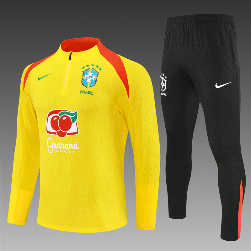 Player Version Brazil Training Tracksuits 25/26 Football Kit Soccer Jersey