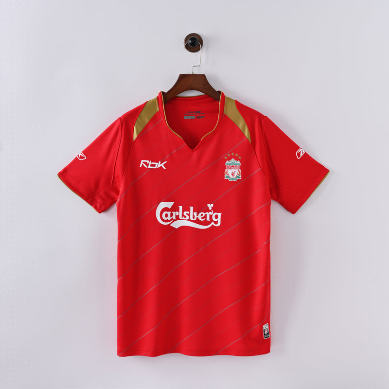 Retro Liverpool Jersey 2005-06 Home Football KIt Soccer shirt
