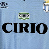 Retro Lazio Jersey 1996-97 Home Football Kit Soccer Shirt