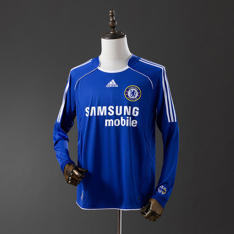 Chelsea Jersey 2006/07 Home Retro Football Kit Long Sleeves