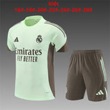 Kids Real Madrid Training Tracksuits 25/26 Football Kit Soccer Jersey