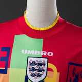 England Jersey 1996 Goalkeeper Retro Kit Long Sleeves
