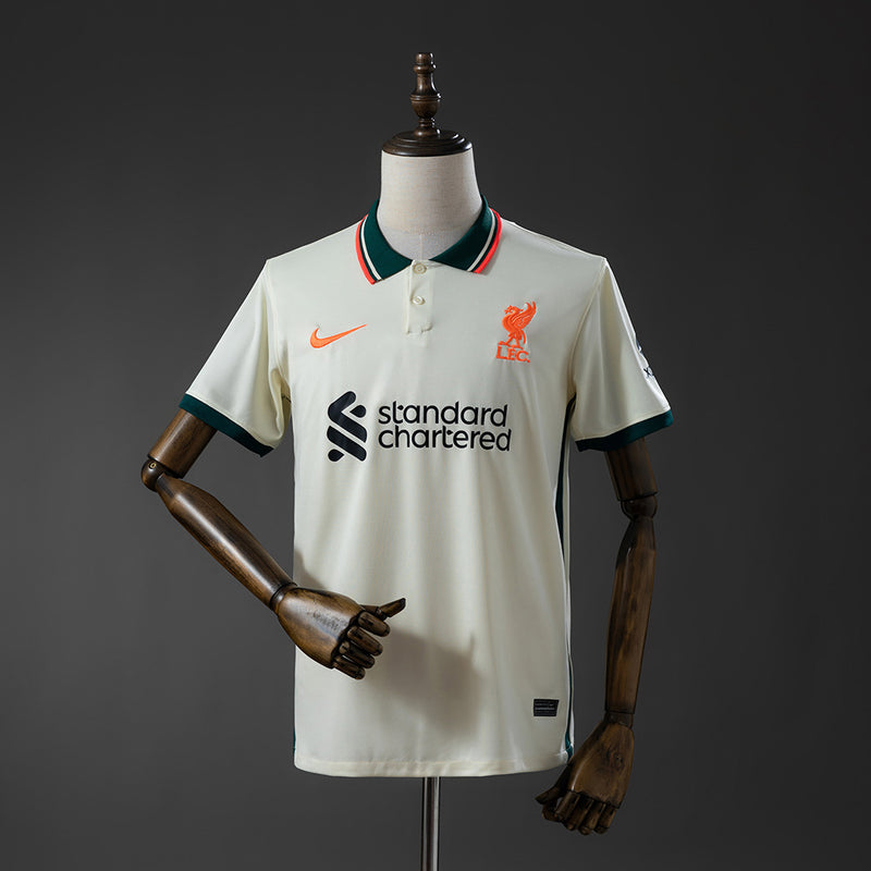 Liverpool Away Jersey 2021-22 Retro Football Kit Soccer Shirt