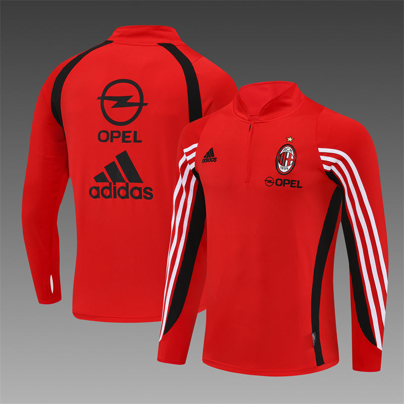 Retro AC Milan Training Tracksuits 2003-04 Football Kit Soccer Jersey
