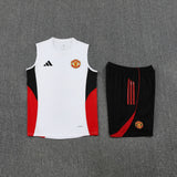 Man United Vest Set Training Tracksuits 25/26 Football Kit Soccer Jersey