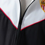 Sevilla Windbreaker 1992-93 Black White Football Jacket - PalmSportss