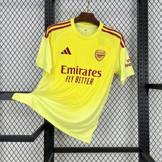 Arsenal Goalkeeper Jersey 25/26 Yellow Football Kit Soccer Jersey