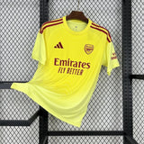 Arsenal Goalkeeper Jersey 25/26 Yellow Football Kit Soccer Jersey - PalmSportss