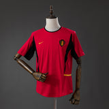 Belgium Home Jersey 2002 World Cup Football Kit Soccer Shirt PalmSportss