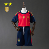 2-Star Kids Spain Home Jersey 2026 World Cup Champion Football Kit Soccer Shirt PalmSportss