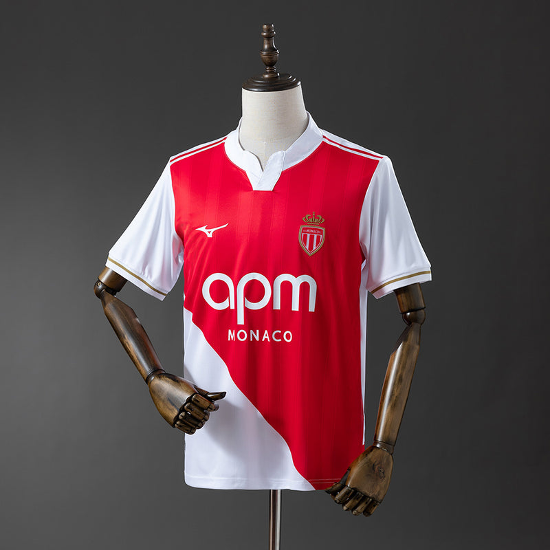 Monaco Jersey 2025/26 Home Football Kit