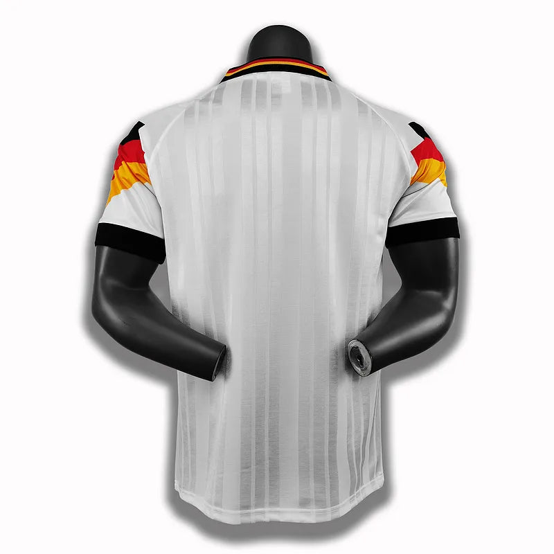 Germany Retro Jersey 1992 Home Football Jersey Soccer Shirt
