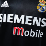 Real Madrid Jersey 2004-05 Third Retro Kit Long Sleeves