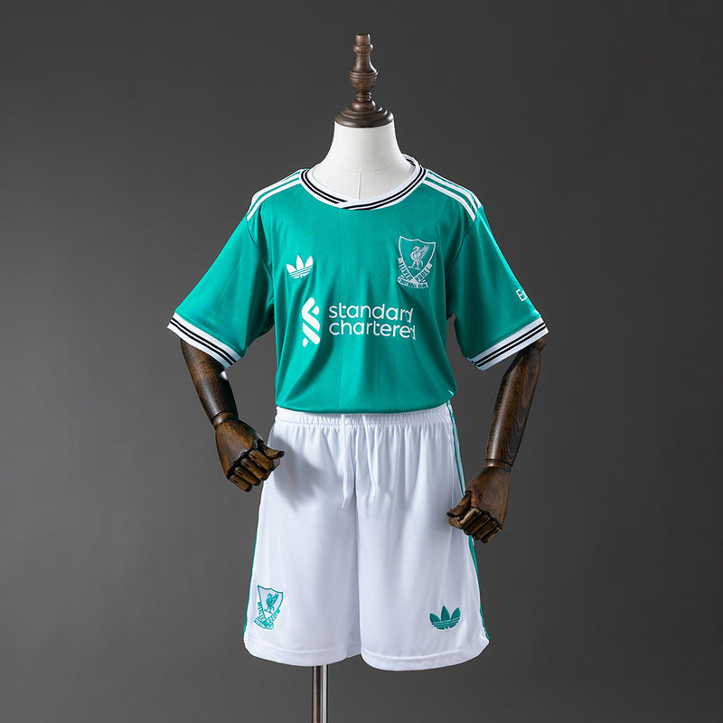 Kids Liverpool Jersey 25/26 Third Football Kit