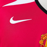 Man United Jersey 2004/06 Home Retro Kit Long Sleeves