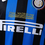 Inter Milan Jersey 2009-10 Home Retro Football Kit Long Sleeves