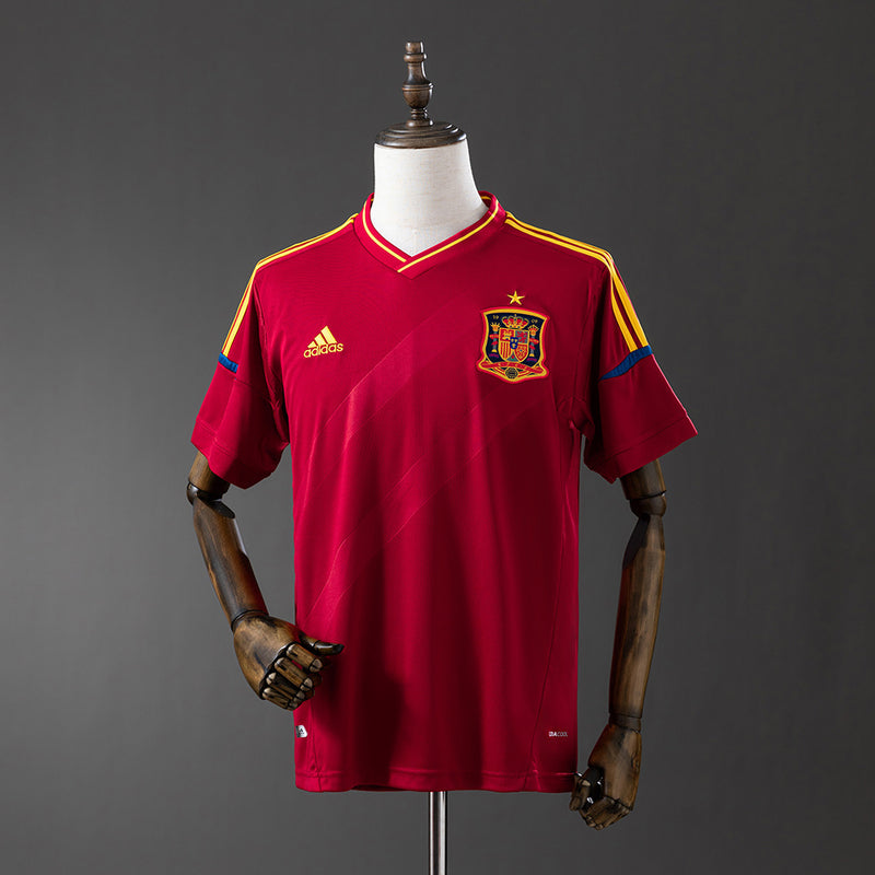 Spain Jersey 2012 Home Retro Football Kit