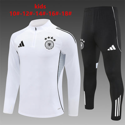 Kids Germany Training Tracksuits 2025-26 Football Kit Soccer Jersey