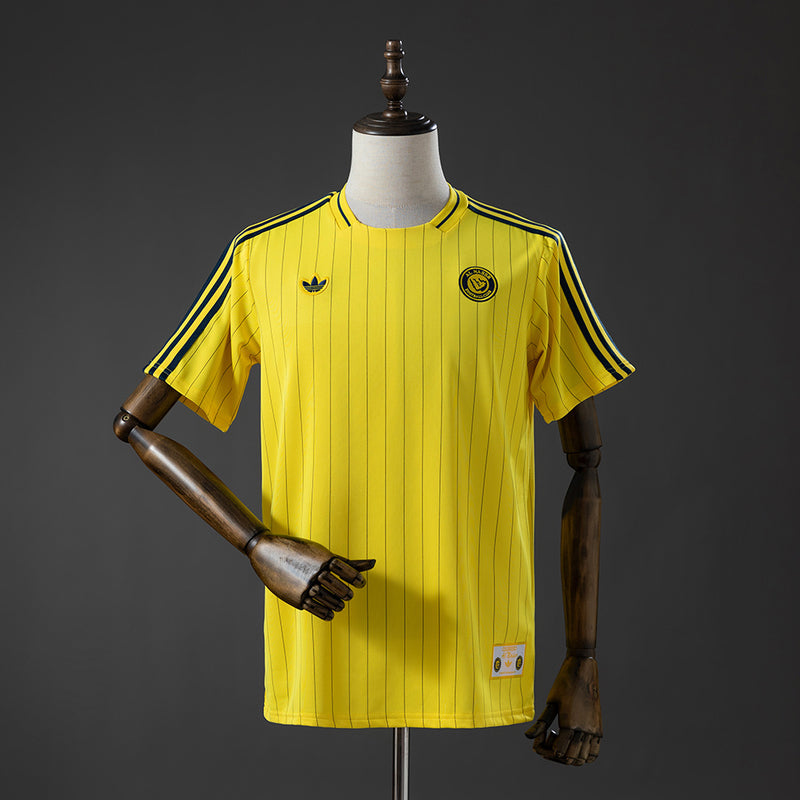 Al-Nassr Terrace Icons T-Shirt Yellow 2026 Football Kit Soccer Jersey