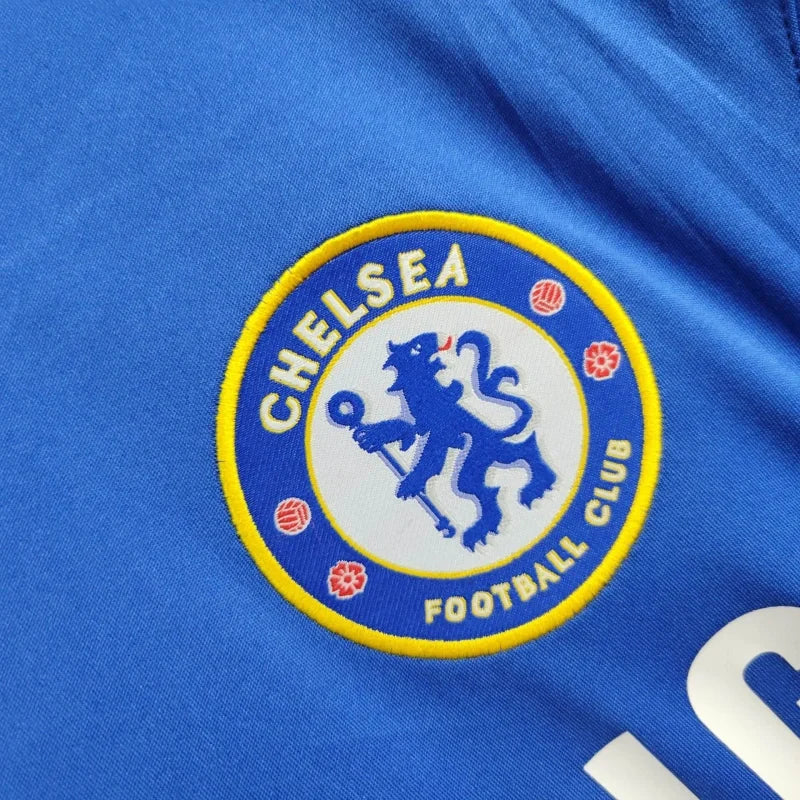 Retro Chelsea Jersey Home Kit 2006/07 Long Sleeves Football Soccer Shirt