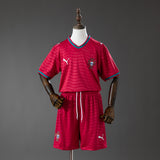 Kids Portugal Home Jersey 2026 World Cup Football Kit Soccer Shirt PalmSportss