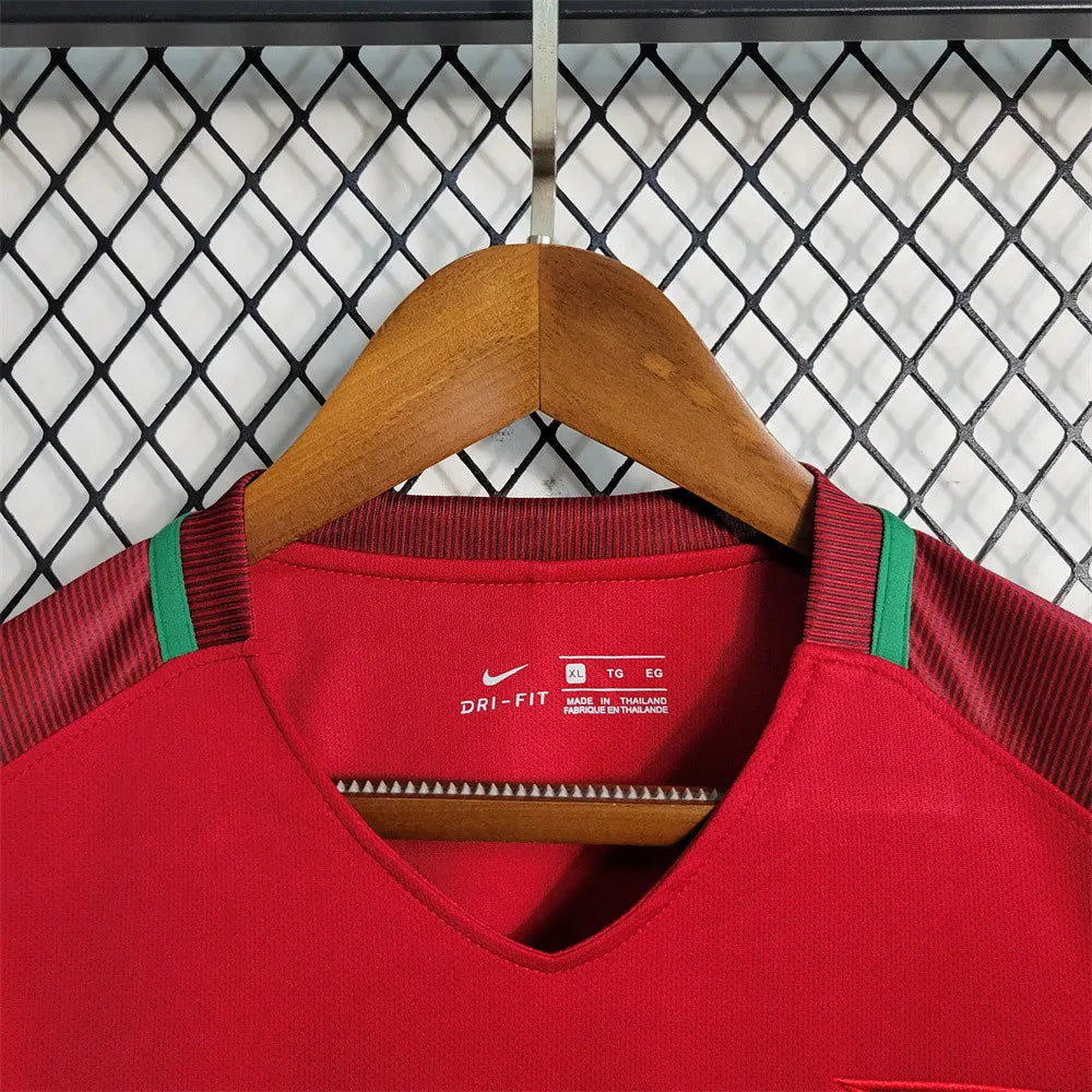 Portugal Jersey Home kit 16-17 Retro Long Sleeves