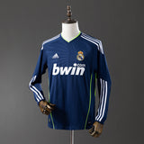 Real Madrid Jersey 2010-11 Away Retro Kit Long Sleeves