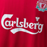 Liverpool Jersey 2006-07 Home Retro Football Kit Long Sleeves