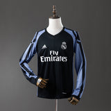 Real Madrid Jersey 2016/17 Third Retro Football Kit Long Sleeves