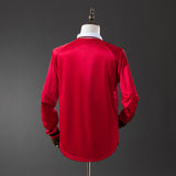 Man United Jersey 1999-00 Home Retro Kit Long Sleeves