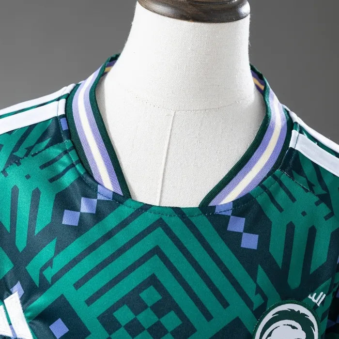 Kids Saudi Arabia Home Jersey 2026 World Cup Football Kit Soccer Shirt PalmSportss