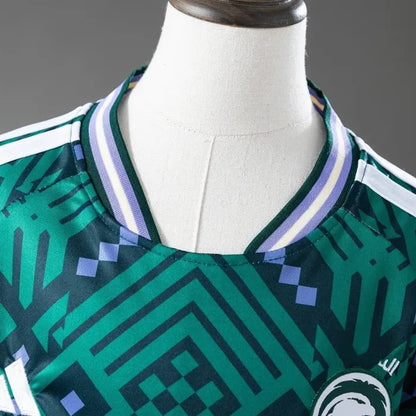 Kids Saudi Arabia Home Jersey 2026 World Cup Football Kit Soccer Shirt PalmSportss