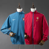 Portugal Windbreaker 2025/26 Reversible Football Kit - PalmSportss