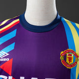 Man United Jersey 1992-94 Goalkeeper Retro Football Kit Long Sleeves