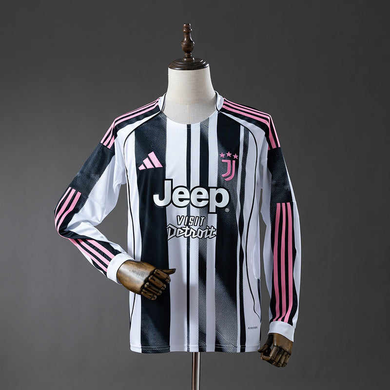 Juventus Jersey 25/26 Home Football Kit Long Sleeves