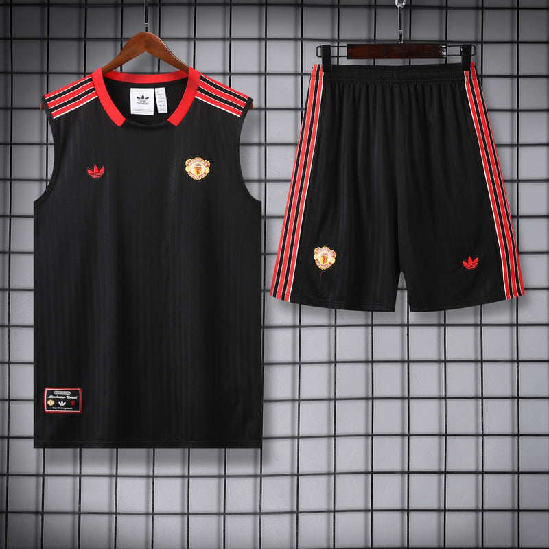Manchester United Vest Set Training Tracksuits 25/26 Football Kit Soccer Jersey