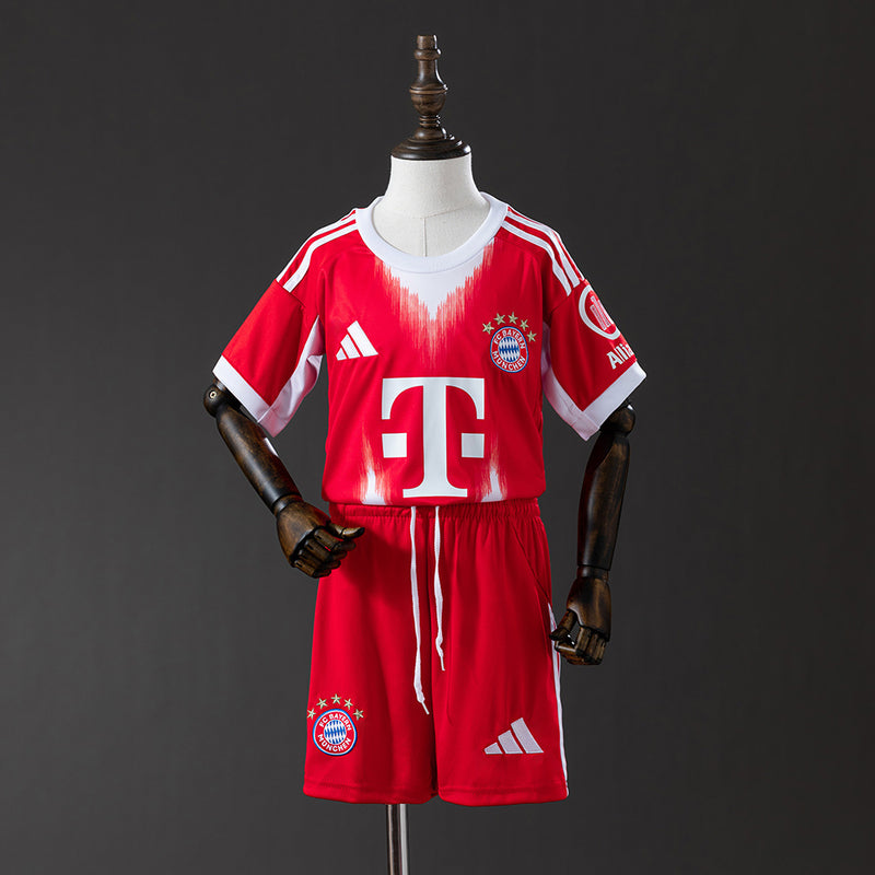 Kids Bayern Munich Jersey 25/26 Home Football Kit