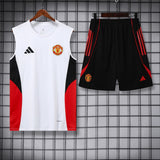 Man United Vest Set Training Tracksuits 25/26 Football Kit Soccer Jersey