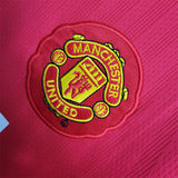 Man United Jersey Home Kit 2007/08 Retro Long Sleeve Football Team Soccer Shirt