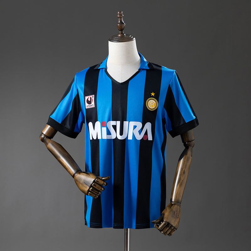 Inter Milan Jersey 1990-91 Home Retro Football Kit