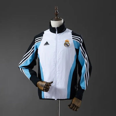 Real Madrid Windbreaker 2025/26 White Football Kit