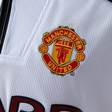 Man United Jersey1998-99 Home White Retro Football Kit