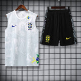 Brazil Vest Set Training Tracksuits 25/26 Football Kit Soccer Jersey