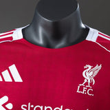 Liverpool Jersey 25/26 Home Football Kit Player Version Long Sleeves