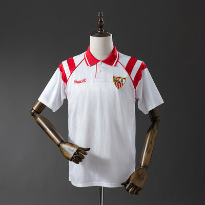 Sevilla Jersey 1992-93 Home Retro Football Kit