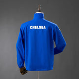 Chelsea Windbreaker 2005-06 Blue Football Kit Soccer Jersey - PalmSportss