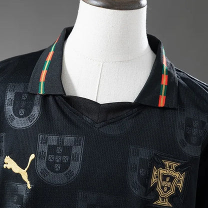 Kids Portugal Jersey 25/26 Away Ronaldo Football Kit Soccer Shirt - PalmSportss