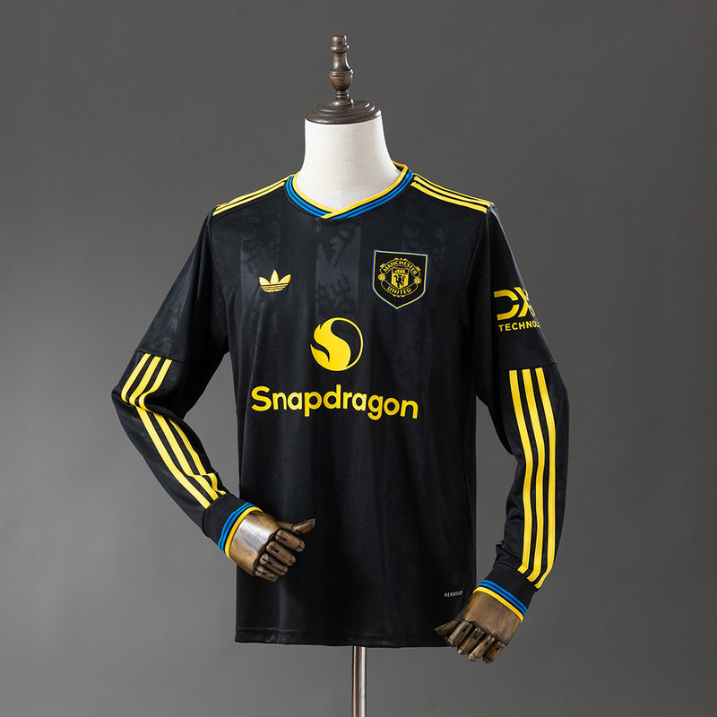 Manchester United Jersey 25/26 Third Football Kit Long Sleeves