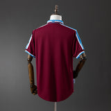 West Ham United Jersey 1999-01 Home Retro Football Kit